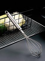 WORTHBUY Egg Whisk Stainless Steel Kitchen Balloon Whisks Manual Egg Beater Blender Egg Mixing Mixer Tools