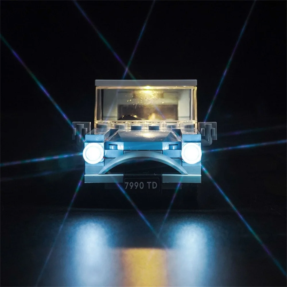 مجموعة الإضاءة لـ Lego Flying Ford Anglia 76424 لا تشمل مكعبات البناء (مجموعة إضاءة LED فقط)