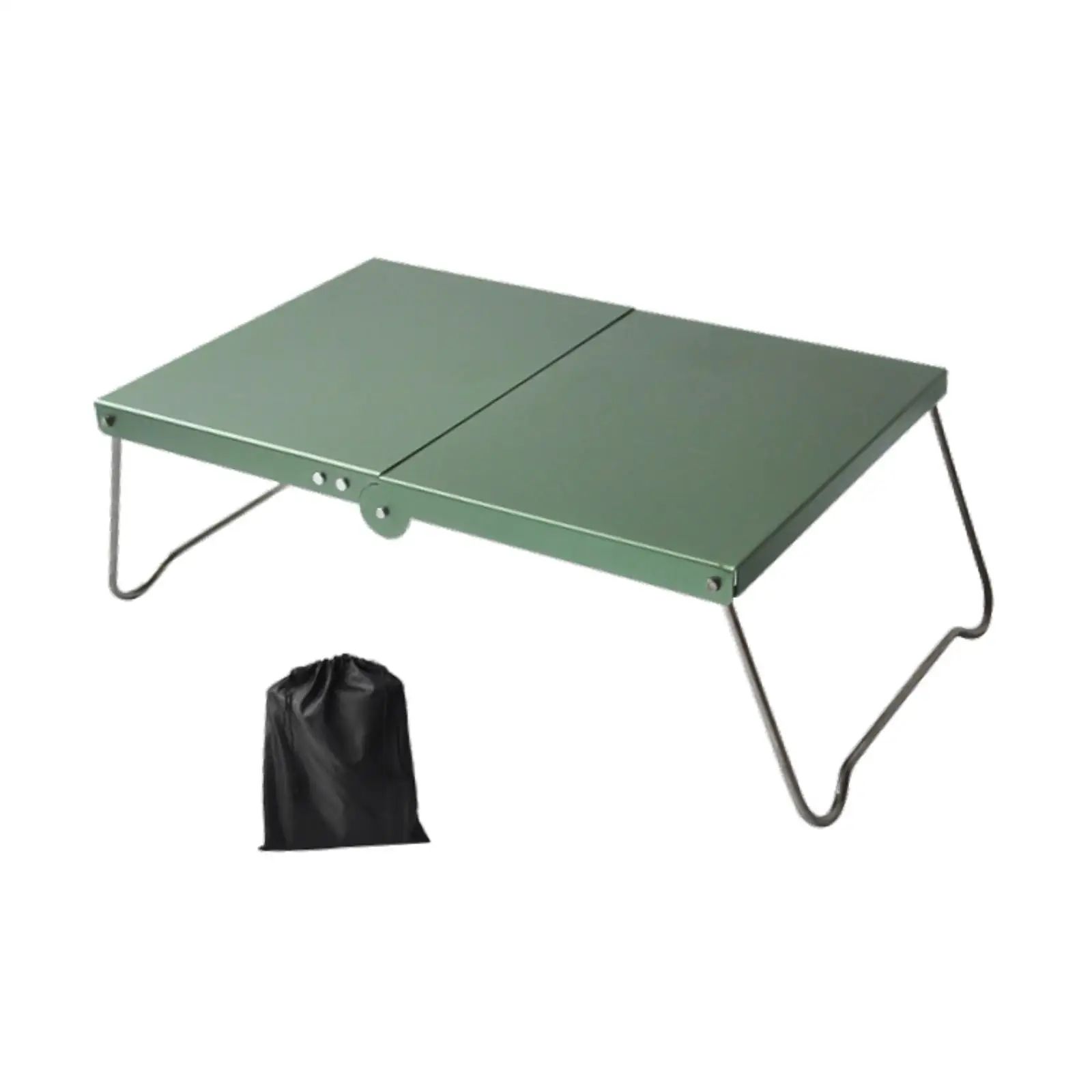 Mini Folding Camping Table with Storage Bag for Climbing Backyard Barbecue