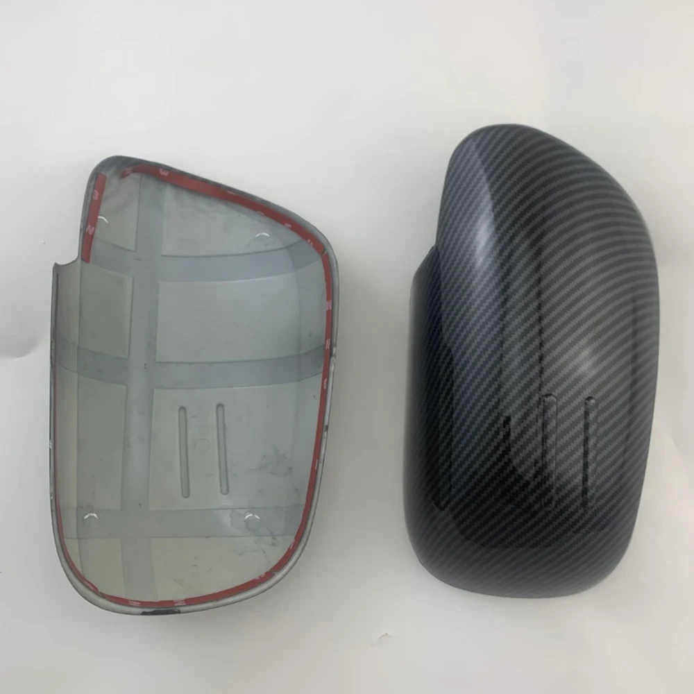 Car Chrome Mirror Cover for Toyota Corolla Axio Fielder E140 E150 2007~2013 Carbon Fiber ABS Rearview Mirro Trim Cap Accessories