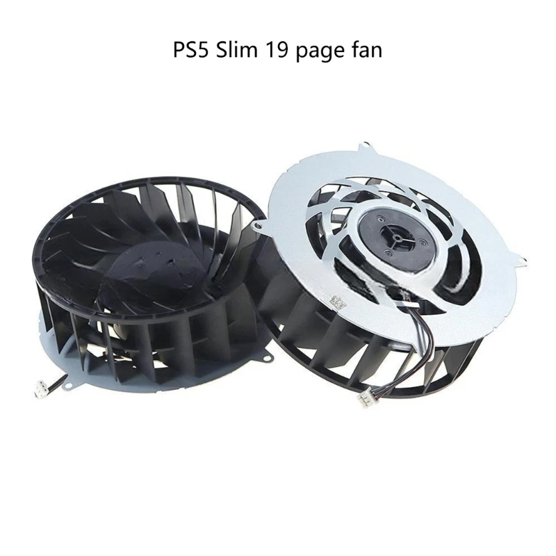 

Upgrades Cooling Fan Quiet Internal Cooling Fan Replacement Efficient Heat Dissipation Suitable for Slim Consoles