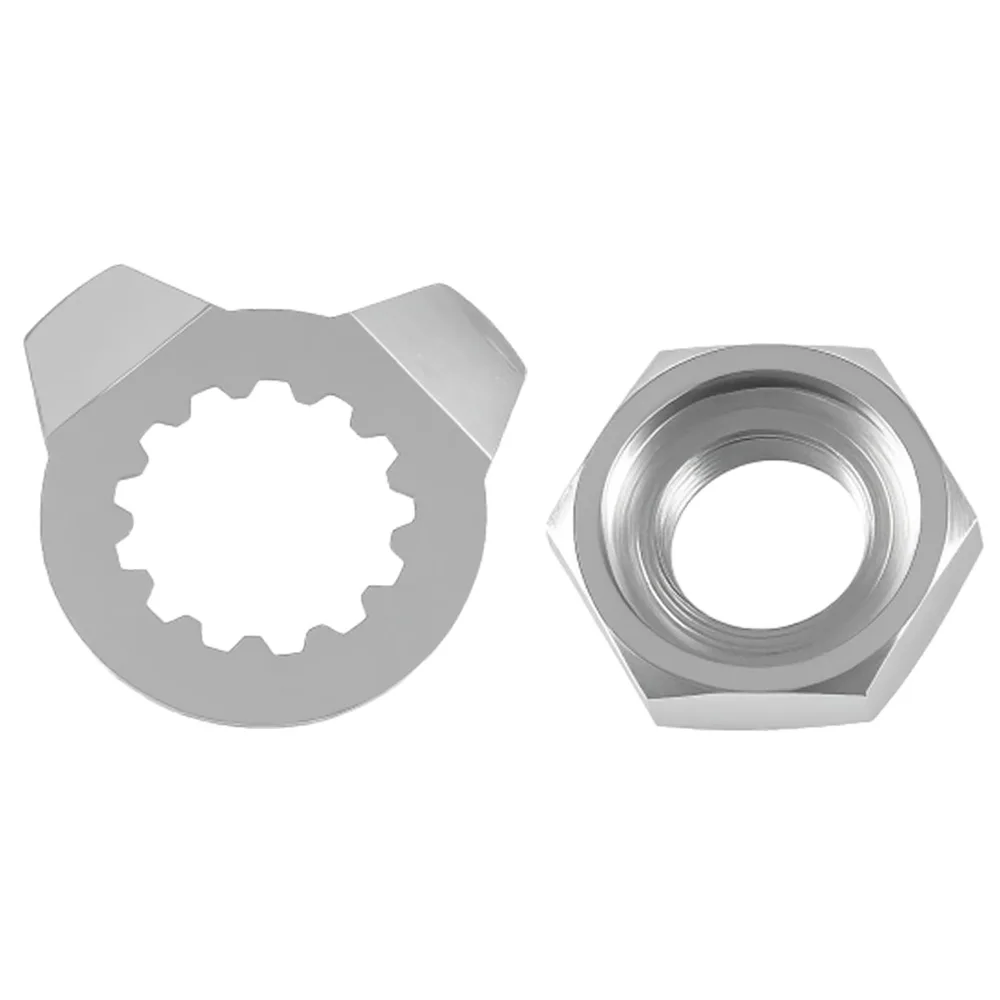 

2pcs For Yamaha Raptor 660R YFM660R YFM660RSE 2001 2002 2003 2004 2005 Front Sprocket Holder Nut with Lock Washer 90179-18020