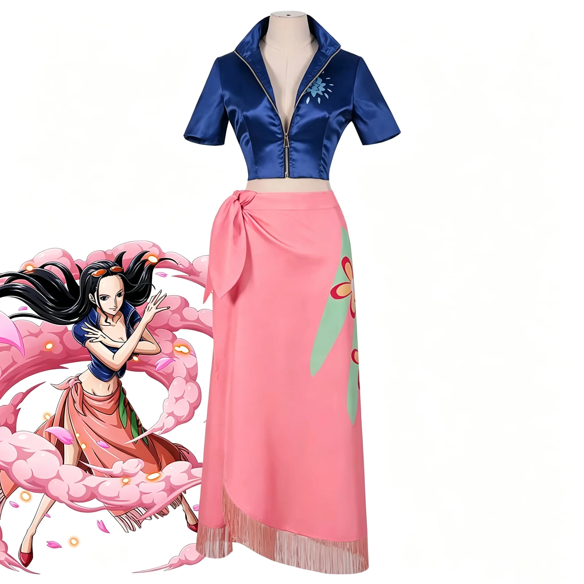 Anime Cosplay Costume Dress Outfits Nico Robin Cosplay Costume  Party Suit Costumes For Girl Halloween Carnival Suit
