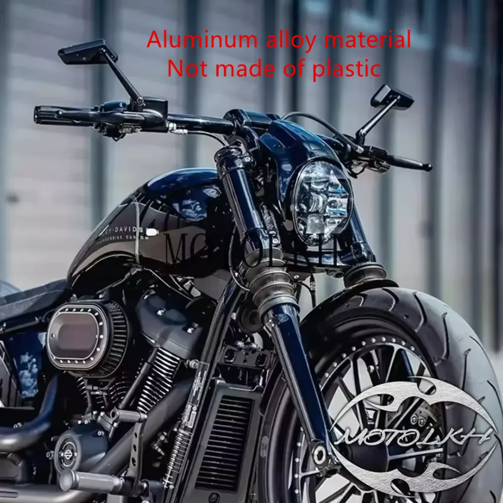 

Motorcycle Headlight Fairing Front Mask For Harley Davidson Softail Breakout Street Bob 2018-2023 Aluminum alloy