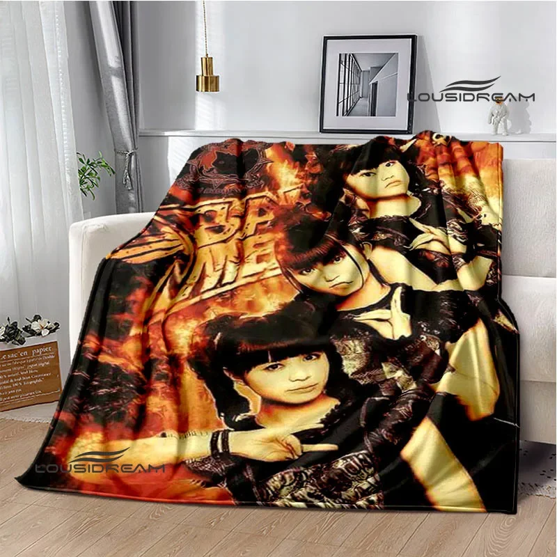 Babymetal Combination Printed Blanket Fashion Warm Blanket Flannel Soft And Comfortable Home Travel Blanket Birthday Gift