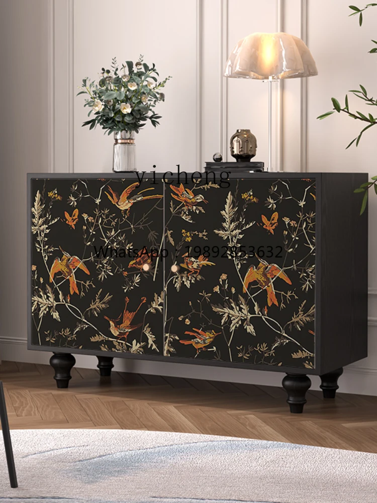 ZZ XL Entrance Cabinet Household Light Luxury Locker Sideboard Cabinet Aisle Bedroom Bedside Cabinet