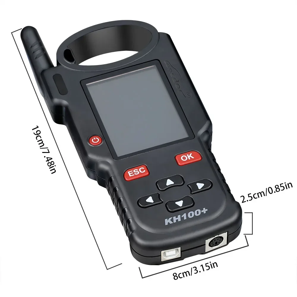 Picture 6: Lonsdor KH100 Key Programmer Hand-Held Remote without Remote Key Package Update Version of KH100