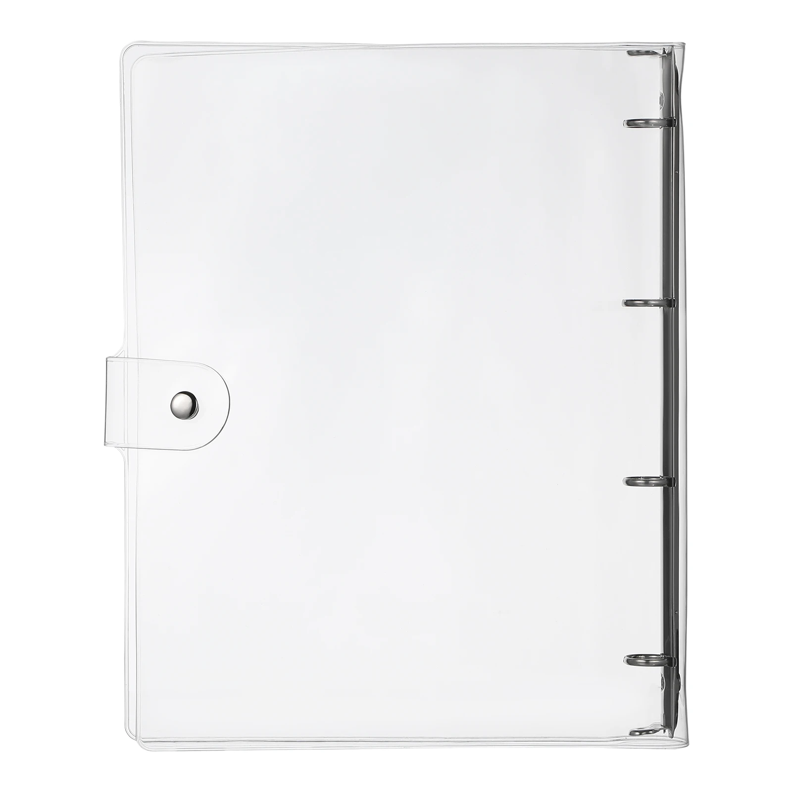 

Transparent Notebook Cover Plastic Binder Folder A4 Loose Leaf Scrapbook Shell Notebook Shell Binder Blinder Cover