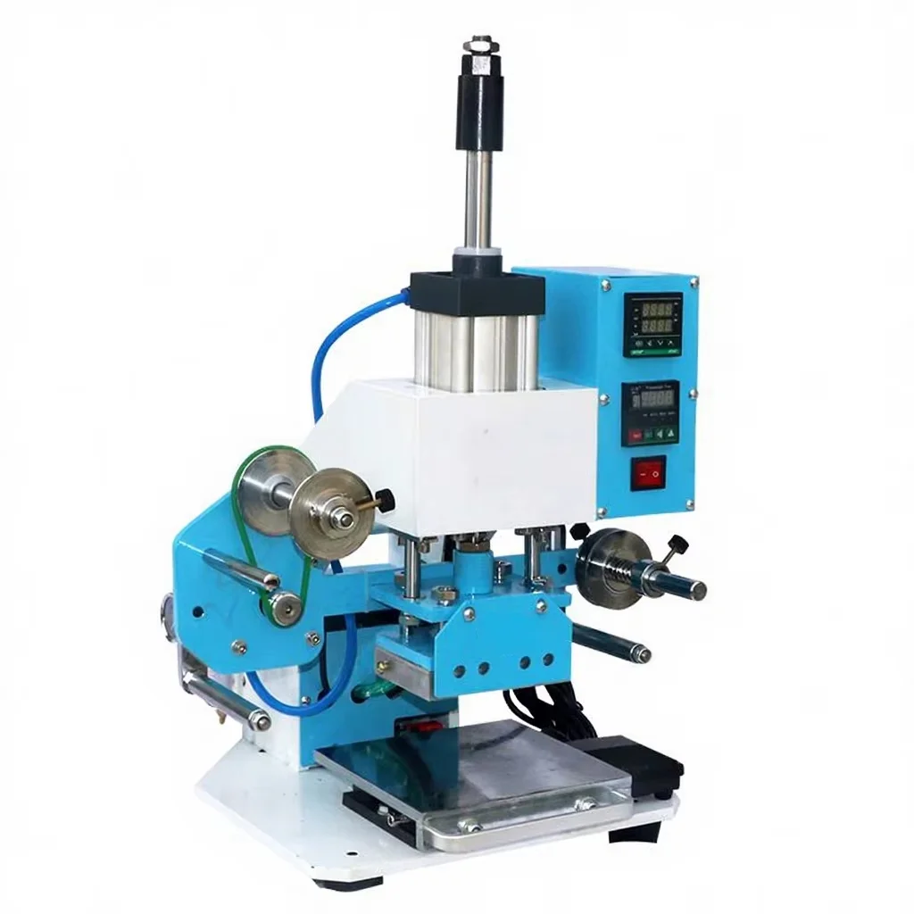 S902 Electric Heating Press 90*120mm Manual Heat Foil Stamping Machine for Card Plastic Leather Paper