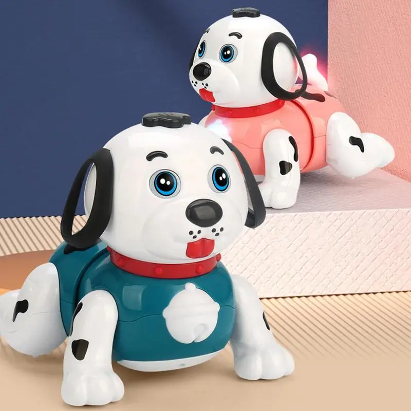 

Crawling Toy Early Learning Toy Cute With Flexible Limbs For Kids Electric Walk Toy Realistic Dog Doll With Music Light Up