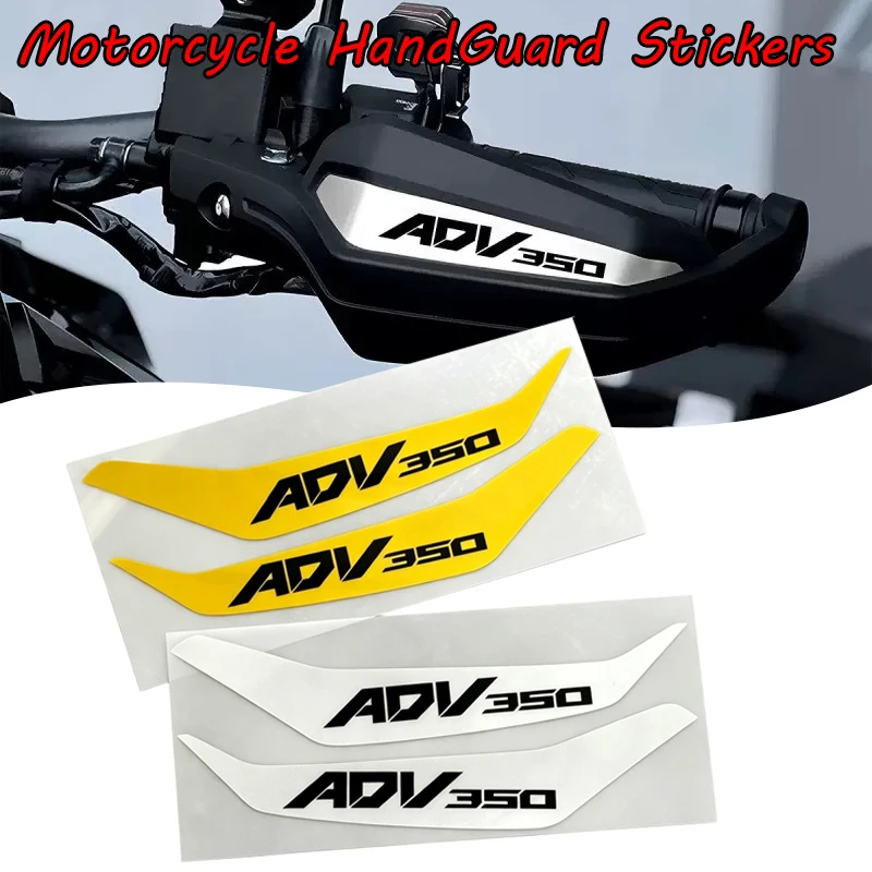 For ADV350 adv 350 1 Pair Reflective Motorcycle HandGuard Stickers Moto Scooter Decoration Vinyl Decals Accessories Waterproof