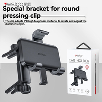 yesido car phone holder round air outlet clip holder air conditioning port navigation bracket
