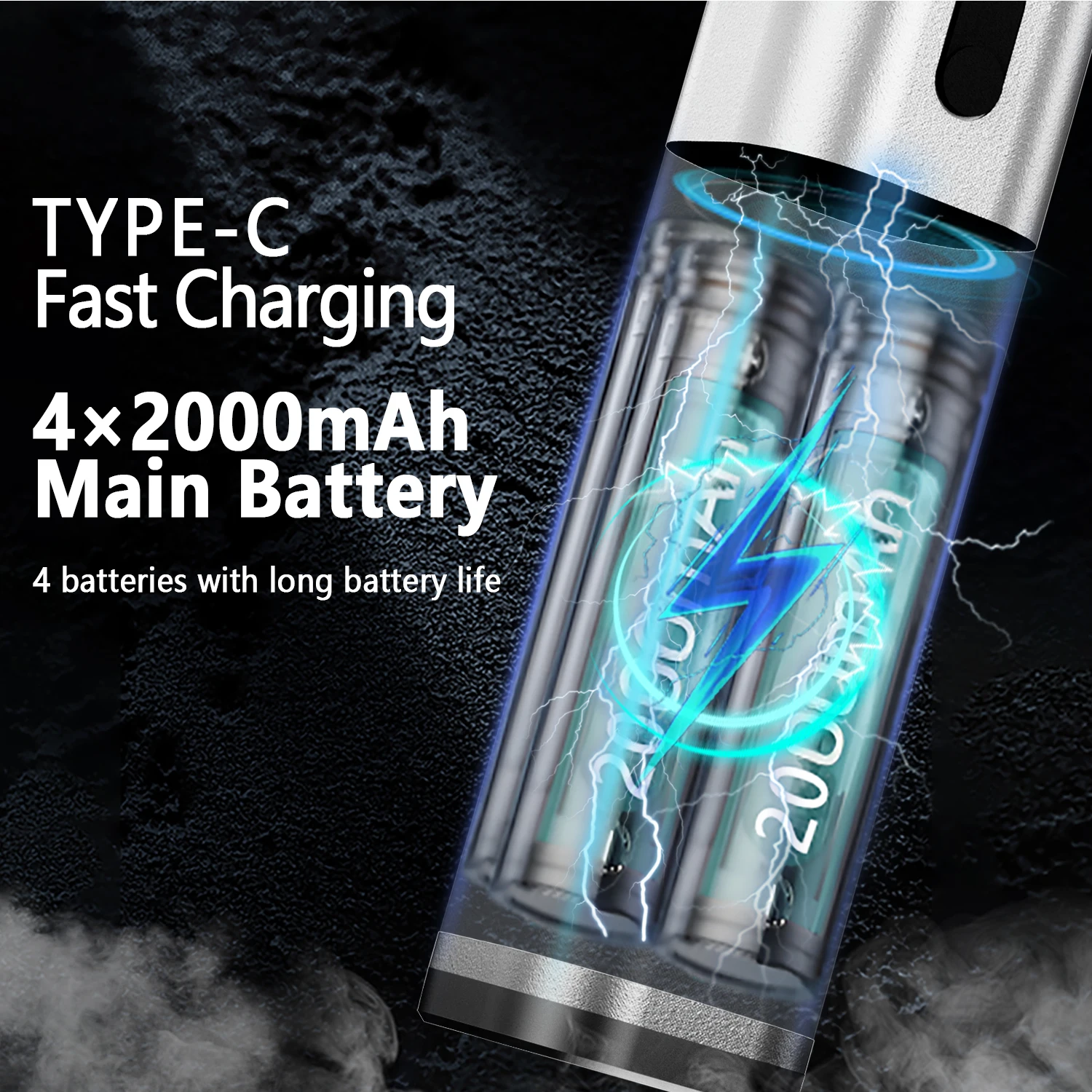 LED Display 120000RPM Brushless Jet Fan Electric Air Duster Mini Turbo Fan Dust Removal Jet Dry Blower Handheld Compressed