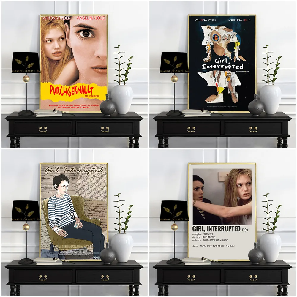 Girl Interrupted Art Print Movie Poster Modern Wall Stickers Living Room Bedroom Home Decor Canvas Painting