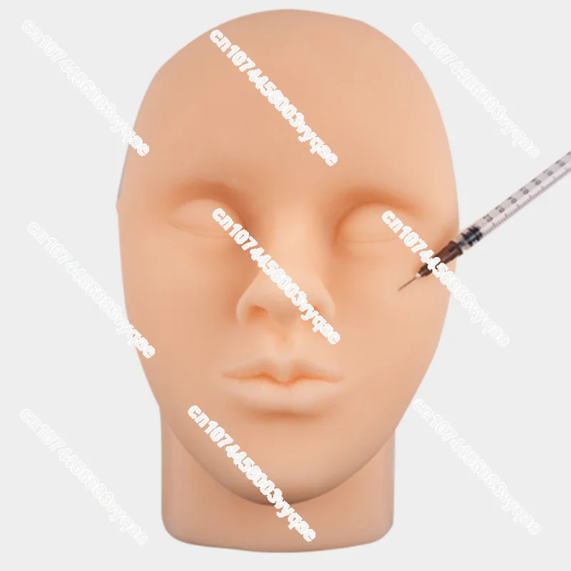 Suitable for Teaching Teaching Props Silicone Human Head Hyaluronic Microplastic Skin Injection Model MicroplasticFemale