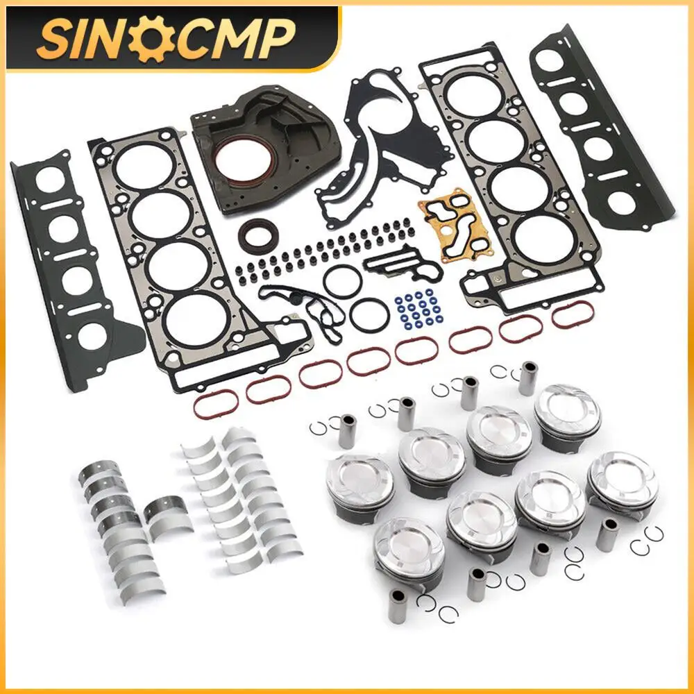 

Engine Pistons Gaskets Bearing Shells Overhaul Kit For Mercedes-Benz M278 4.6T 4.7T V8 CLS500 E550 GL450 GL500 ML500 S500 SL550