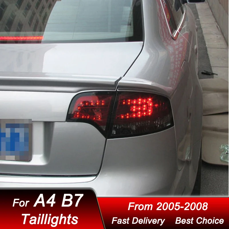 Car Tail Lights For Audi A4 B7 2005-2008 to new style full LED Tail Lamp Dynamic Turn Signal Light Tail Lamp Assembly