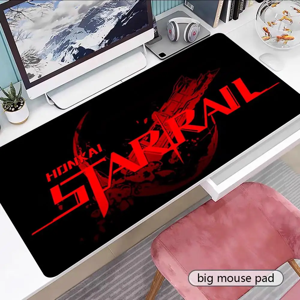 

Logo Honkai Star Rail Cyrene Mouse Pad Gamer Keyboard Mouse Mat Rubber Cartoon Big Motbook Computer PC Mousepad