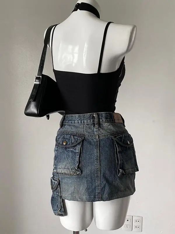 فستان صيفي نسائي جديد بتصميم عصري وأنيق مع حزام أسود وياقة معلقة #5