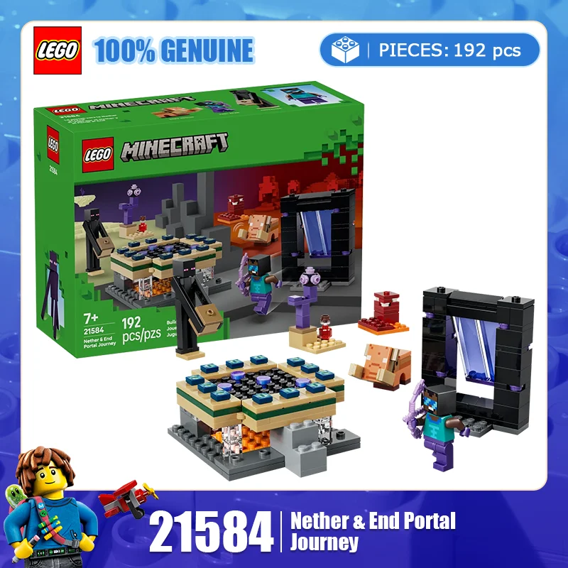 

Конструктор Lego My World 21584: Путешествие в Пороги Адского мира и конец его истории, детская развивающая игрушка-головоломка, подарок