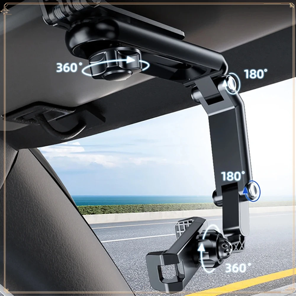 

Car Sun Visor Phone Holder - Universal Navigation Stand, Adjustable & Direct-View, Fits All Smartphones