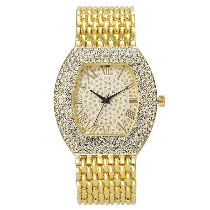 

Foreign trade explosion Roman fashion full of diamonds large dial women's watch