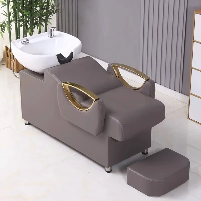 

Beauty Shampoo Chairs Professional Hairdresser Hair Washing Massage Bed Salon Beauty Salon Backwash Unit Barber Furniture