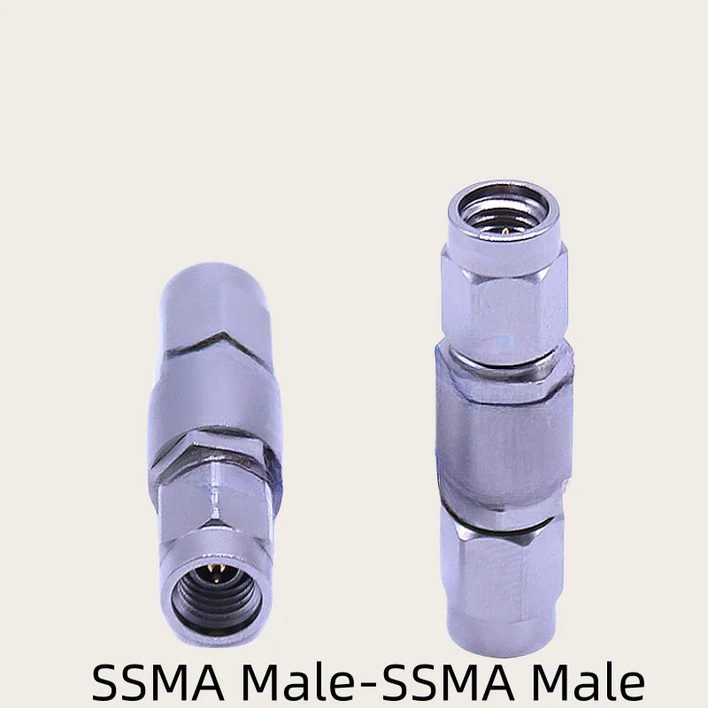 1pcs/LOT SSMA millimeter wave stainless steel 40G high-frequency test adapter SSMA female to male connector