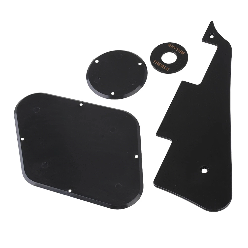 Cream /Black Scratchplate Cavity Switch Covers For Guitar   Maple Wood Les Paul USA Pickguard Truss Control Covers Gibsonlp