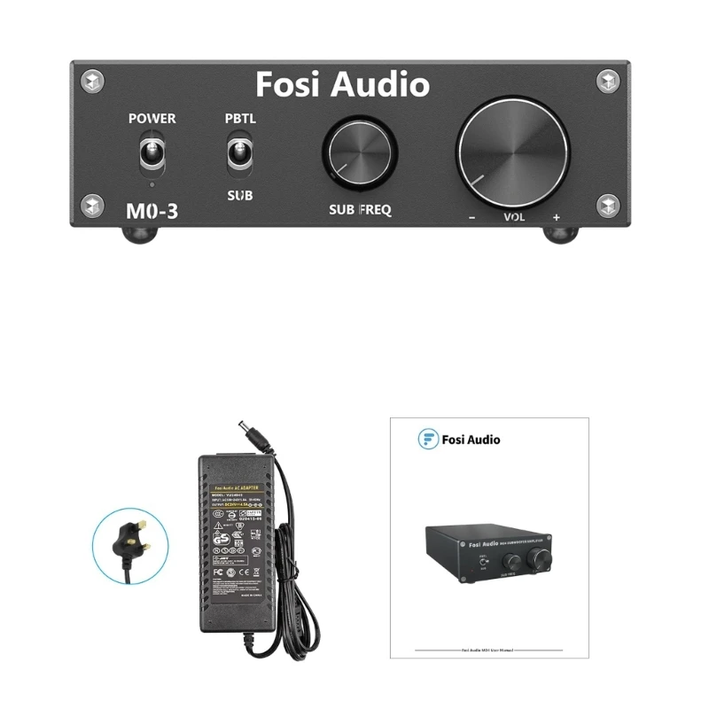 M03 Amplificatore Subwoofer per Home Theater Amplificatore Potenza Integrato a Canale Mono per Subwoofer con Altoparlanti