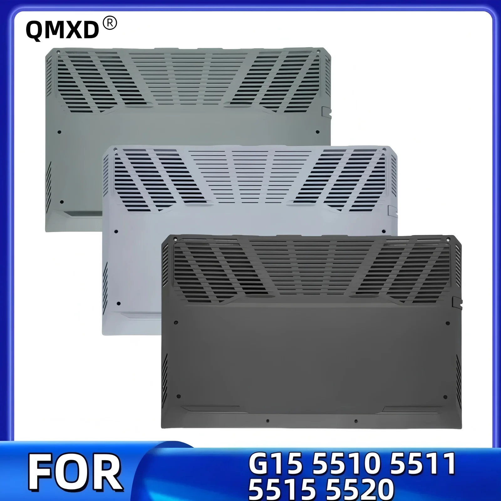 

95% новый QMXD ® Нижняя крышка ноутбука для G15 5510 5511 5515 5520, нижняя часть корпуса/D-оболочка/футляр для ноутбука/аксессуары для ноутбука