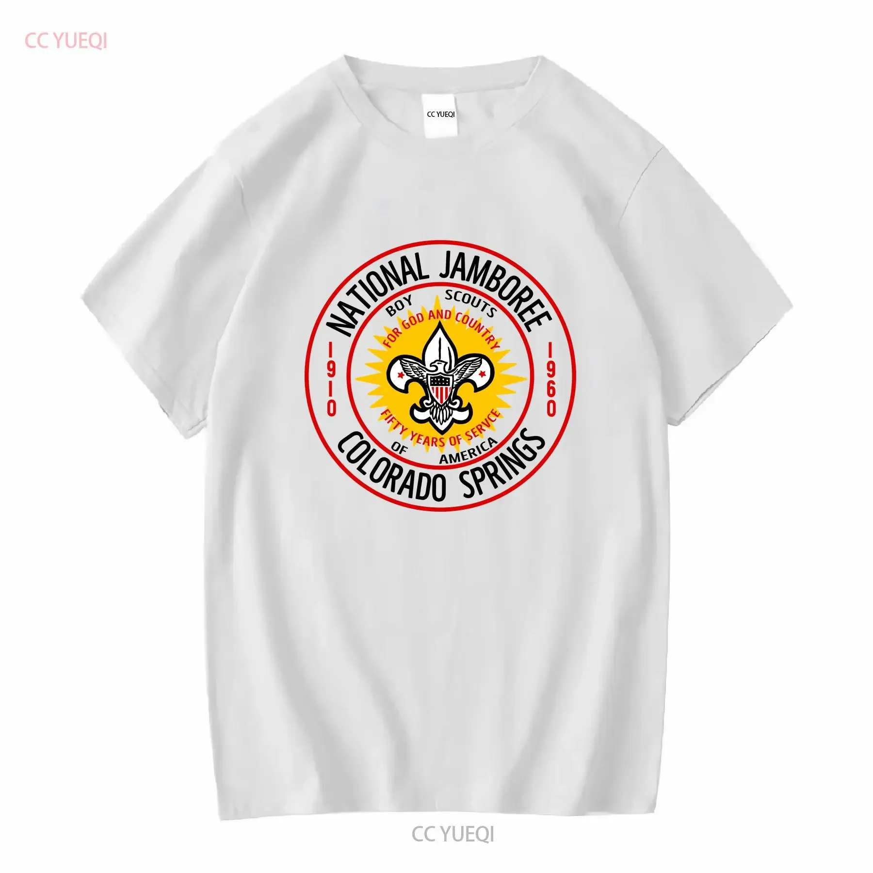 Vintage 60's Boy Scouts Of America National Jamboree Colorado Springs 1960 camiseta L manga larga o corta vintage lavado