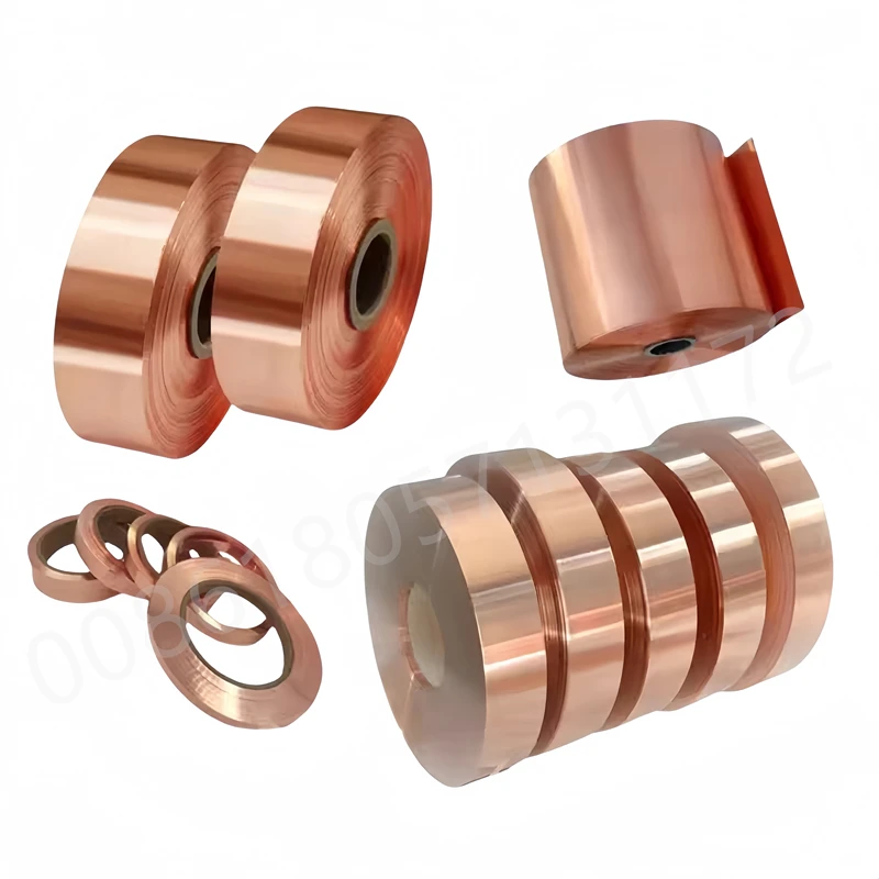 Custom Red Copper Strip Coil T2 0.15mm to 1mm thick 1 Meter