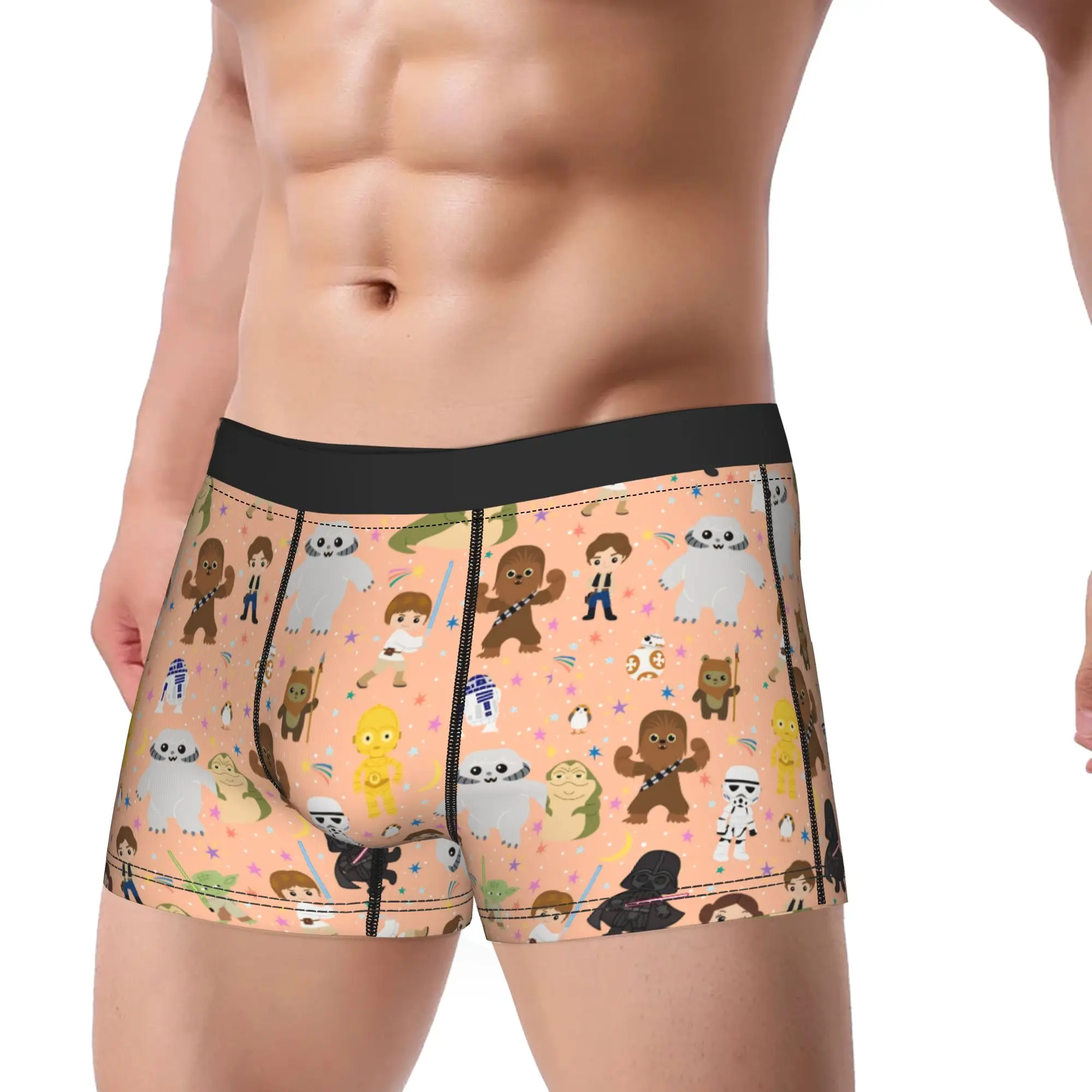 cuecas-engracadas-para-homens-cuecas-boxer-cuecas-masculinas-yoda-chewbacca-starwars-cuecas-macias-para-homens-m-xxl