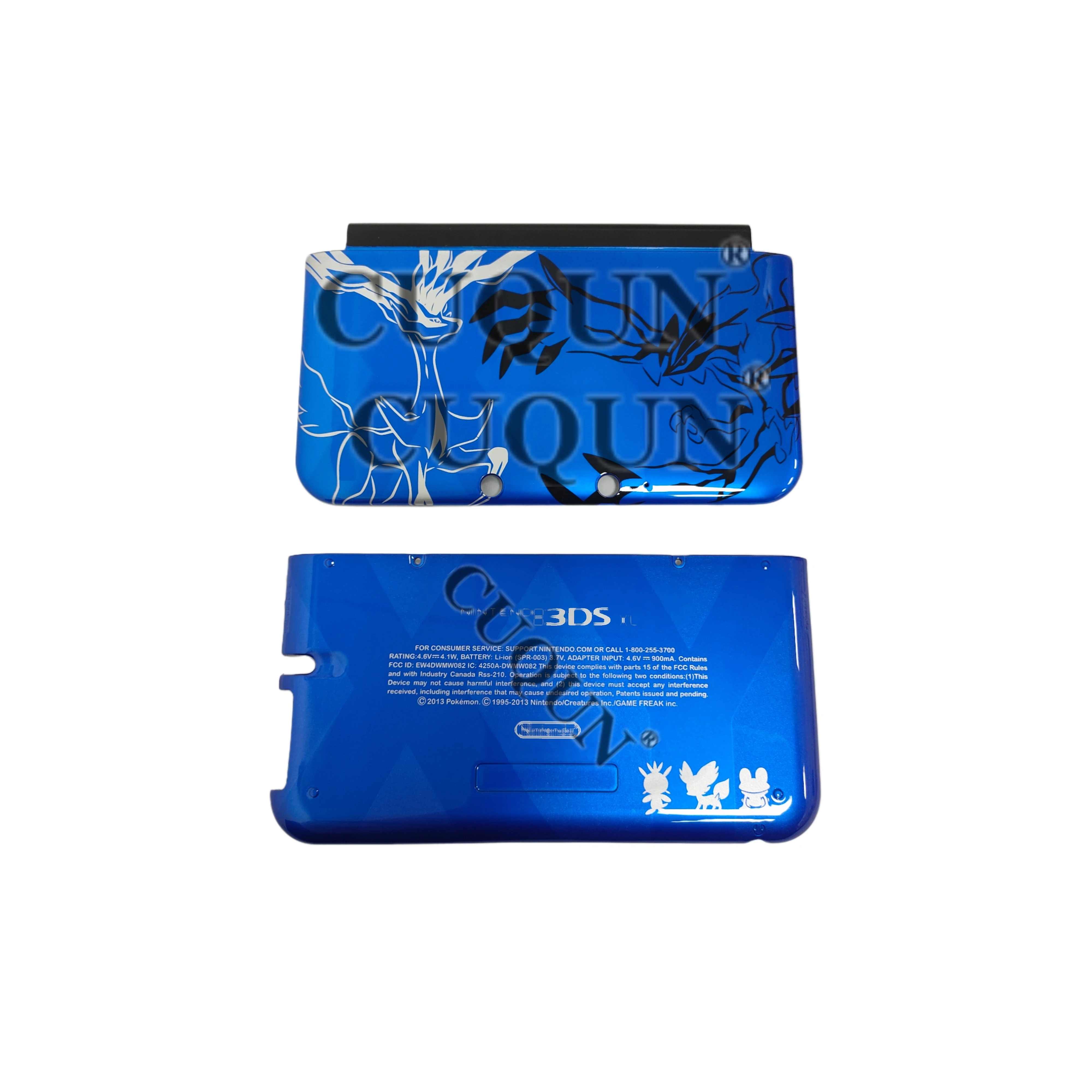 9 Colors Available Top & Bottom Nintend 3DS XL/LL Cover Plate Housing Shell Case With 1Pair Screws