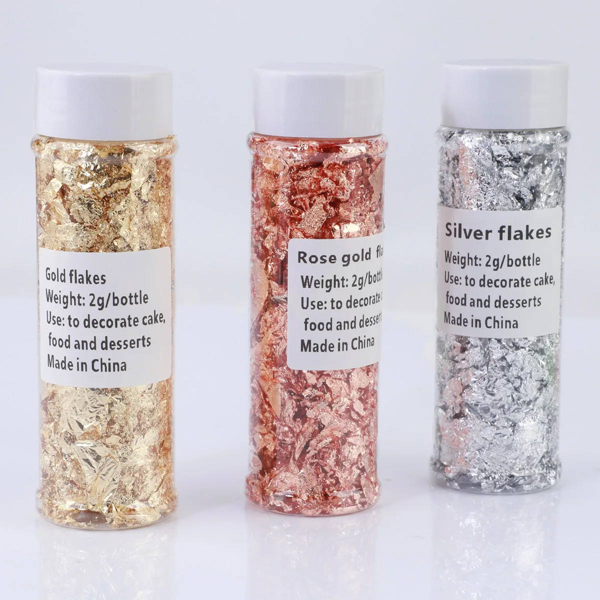 1/3 Boxes DIY Crystal Drops Decorative Material Gold Silver Gold Foil Paper Nail Art Decorative Material Fragments
