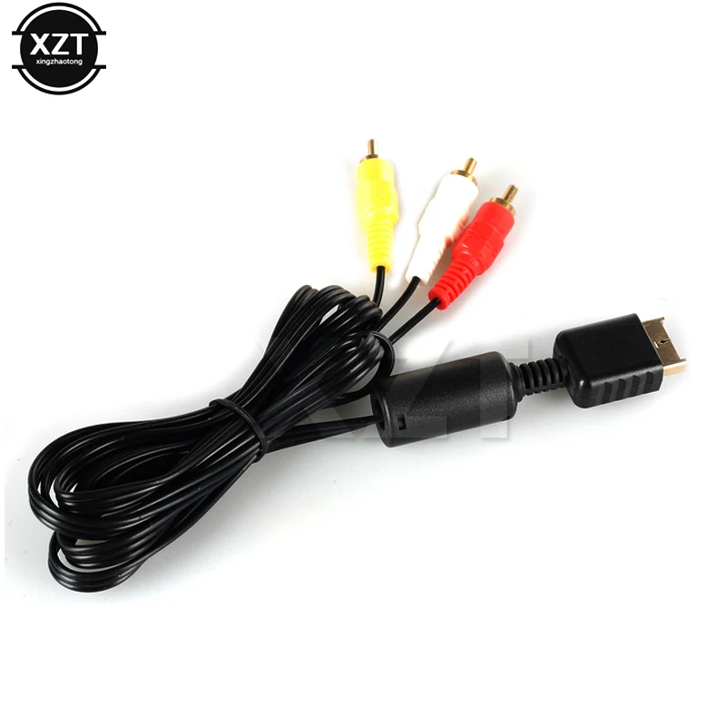 1.8M Long AV Cable Audio Video Cable Console System Universal RGB HD Cable for PlayStation PS3 PS2 PS1 Game Console Game Cable