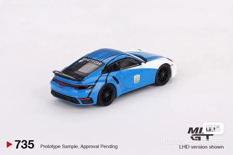 Mini Gt Car Model Simulation Alloy 1/64 Limited Lhd Version Shown Porsche 911 Turbo S Cars Model boy collection birthday gift