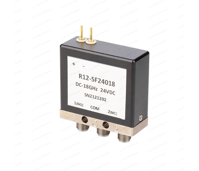 Single Pole Double Throw RF Coaxial Switch SMA Female SPDT Mechanical Switch Relay 12V/24V DC-18-40G