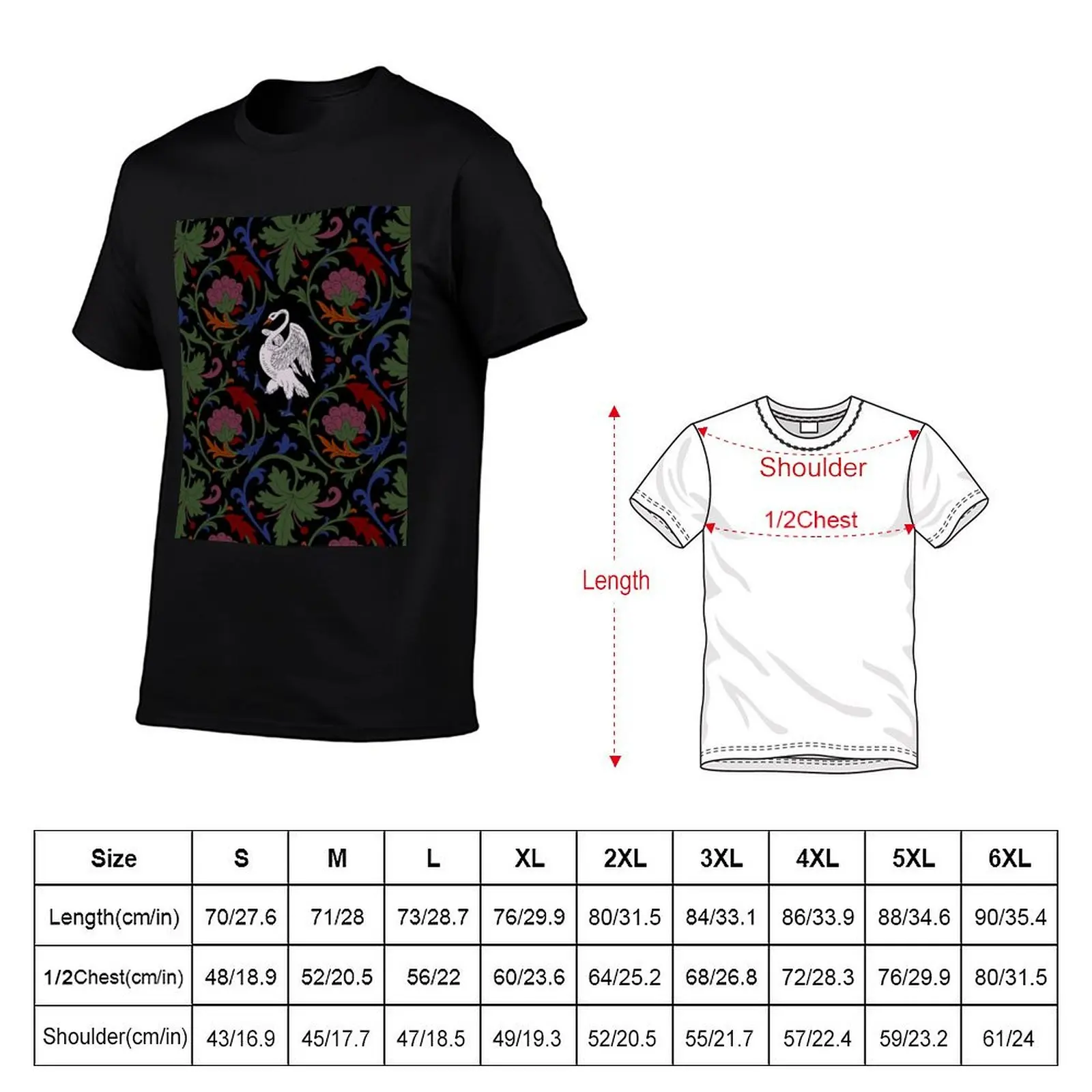 The Rampant Swan T-Shirt Essential Solid Color T-Shirt