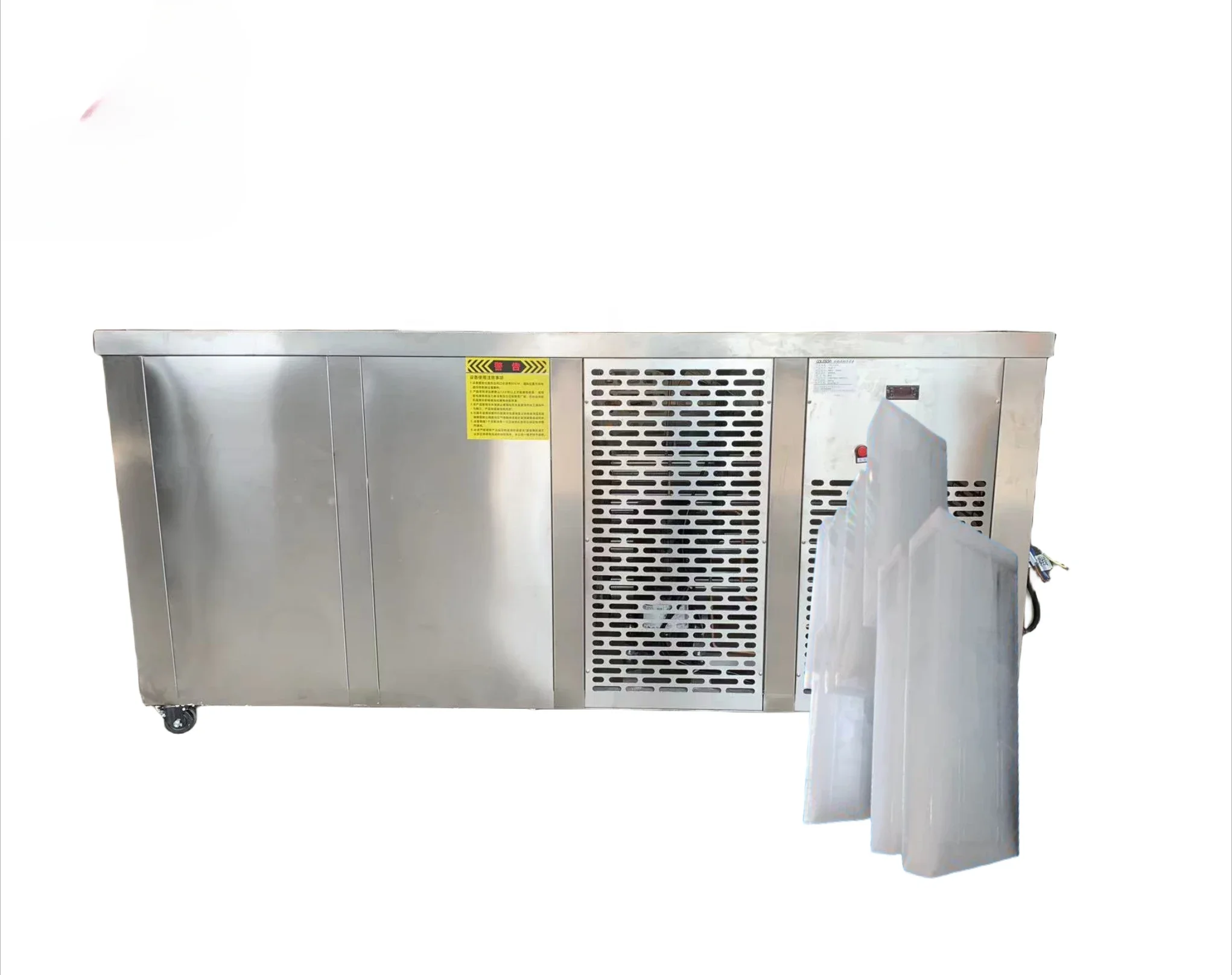 JY Hot Sale cheap Industrial Direct Cooling Clear Ice Block Brick Maker Machine 1 Ton Brine Block Ice Machine