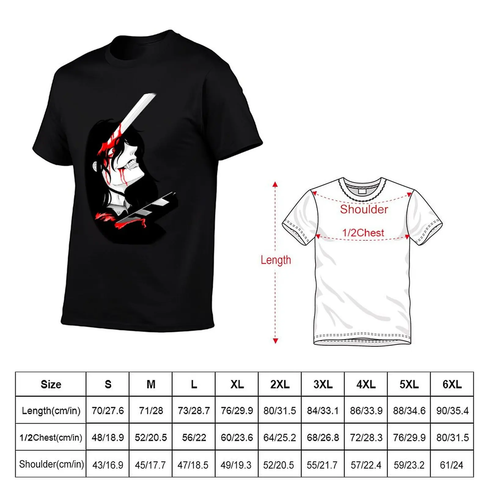 Alucard, Hellsing T-Shirt t shirts for man graphic tees t shirt man casual man graphic t shirt T-shirt view 2