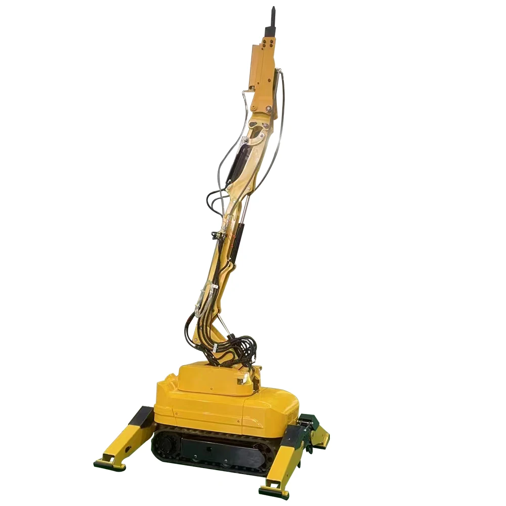 Beste op afstand bestuurbare brandbestrijdings- en demontagerobot