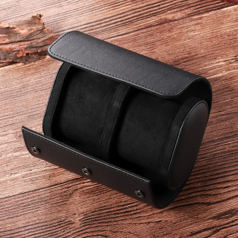 PU Leather Watches Organizer Vintage Watch Display Leather Watch Box Watch Travel Case Portable Classic Display Watches Storage