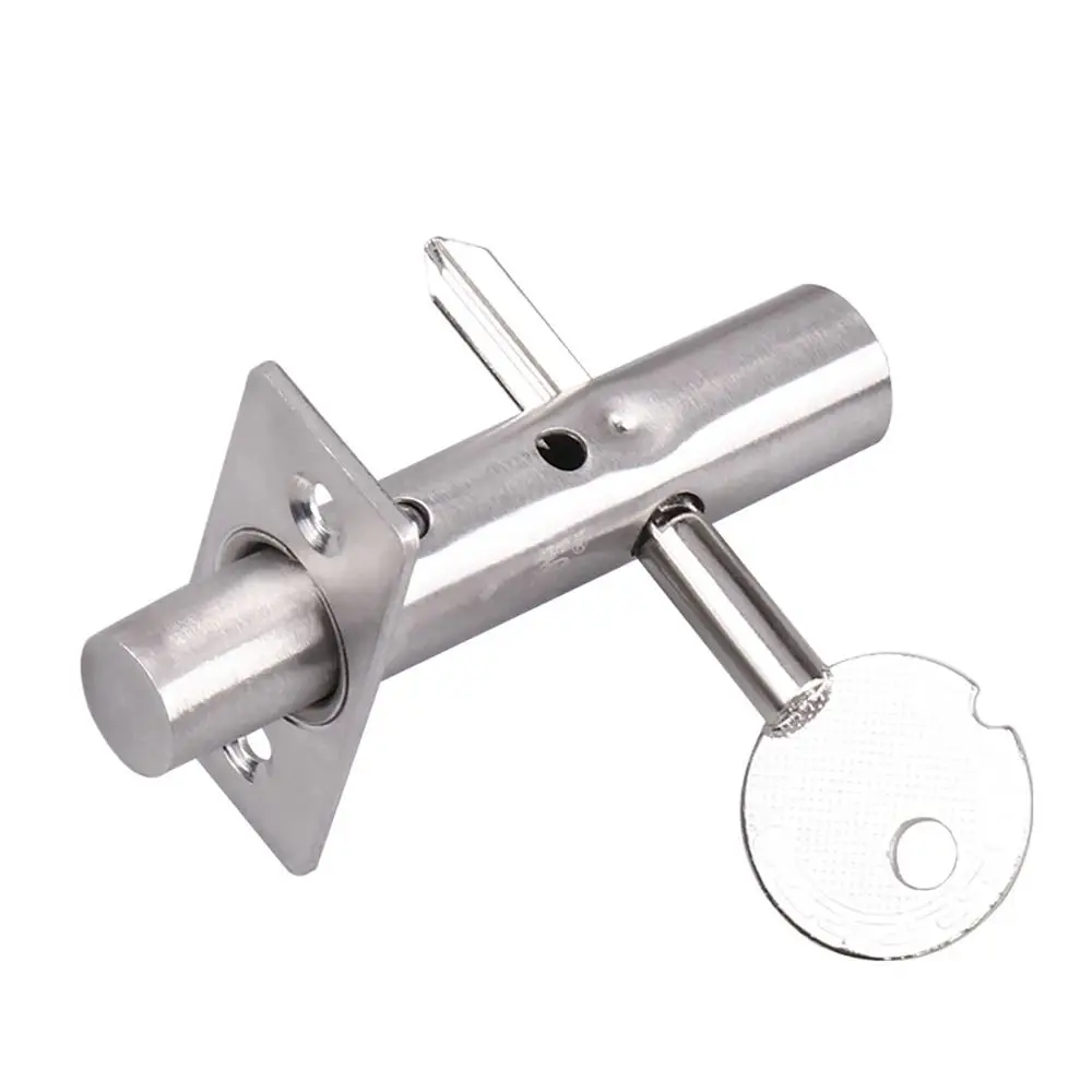 Easy Install Stainless Steel Invisible Door Lock Thicken Simple Mortise Lock Privacy Lockset