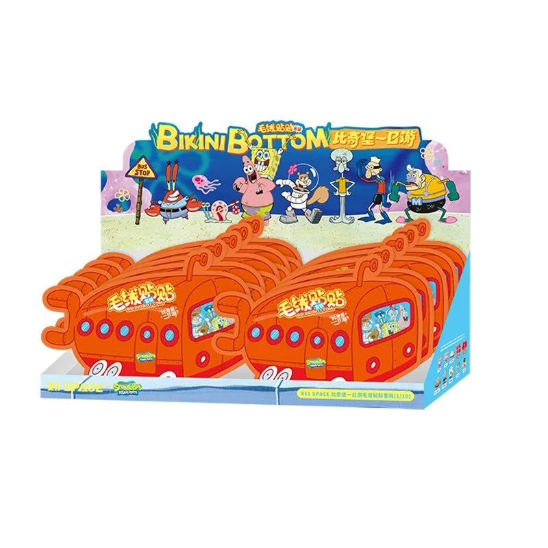 

XII SPACE Space SpongeBob Bikini Bottom One-day Tour Blind Box Toys Model Anime Figures Collect Ornaments