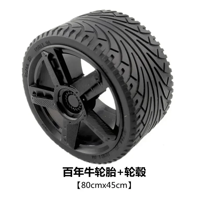 MOC High-Tech Tire Wheel Hub DIY Bricks Car Truck 44309 70695 15413 Construction Building Blocks Compatible Motorcycle Race Toys