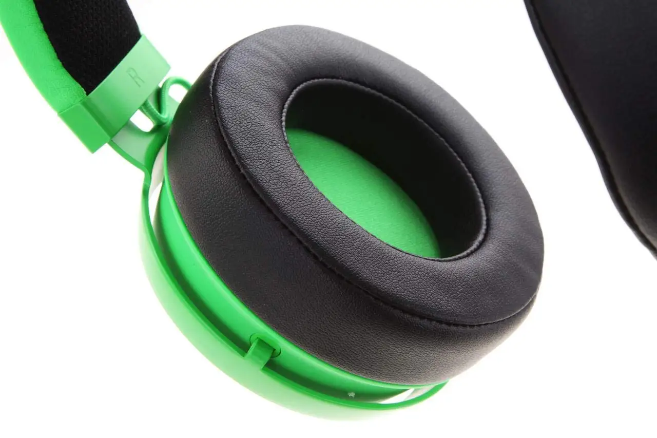 Almohadillas V-MOTA para auriculares Razer Kraken pro V2, piezas de repuesto para auriculares analógicos para juegos, color verde