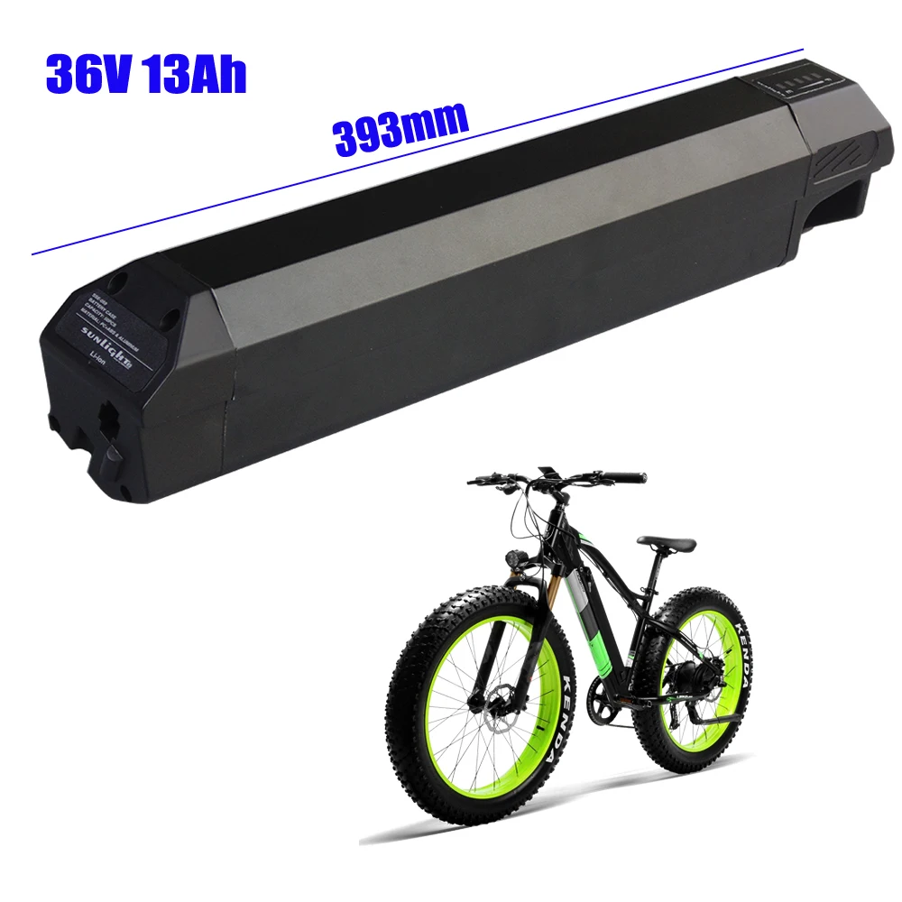 EU  stock 36V 13Ah 468Wh OCEAN CURRENT EBIKE Intube Battery Pack for 250W 350W 500W Lankeleisi Electric Bicycle