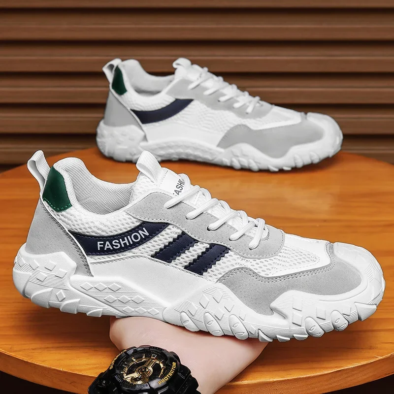 Summer Mesh Sneakers For Men Designer Shoes Comfy Breathable Casual Sneakers Man Trainers Outdoor Non-slip Men's Sports Shoes